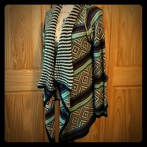 Beautiful patterned cardigan sweater.